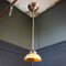 Vintage Ceiling Lamp with Alabaster Shade, Image 6