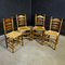 Antique Button Dining Chairs, Late 19th Century, Set of 4, Image 1