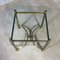 Vintage Hollywood Regency Brass Coffee Table 3