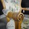 Poltrona vintage in stile barocco con stampa floreale, Immagine 5