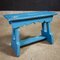 Brocante Blue Wooden Stool, 1920s, Image 2