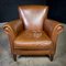 Vintage Cognac Skai Leather Armchair 2