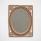 Miroir Artisanal Mid-Century Moderne en Rotin, France, 1960s 3