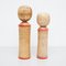 Vintage Kokeshi Puppen, 1930er, 2er Set 8