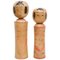 Vintage Kokeshi Dolls, 1930s, Set of 2 1