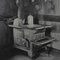 Theodore Jung, tríptico de escena interior, 1940, fotograbado, enmarcado, Imagen 8