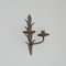 Antique Rustic Spanish Wrought Iron Wall Chandelier, Image 3