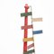 Mid-Century Modern Red, Blue, Yellow, Green and White Metal Sculpture, 1950s, Image 7