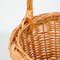 Traditional Rustic Rattan Basket, 1960s, Image 8