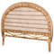 Mid-Century Modern Bamboo and Rattan Headboard, French Riviera, 1960s, Image 1