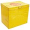 Yellow Metal Tea Box by Jacques Jongert for Van Nelle, 1930s, Image 1