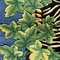 Goldfarbener Zebra Animal Print Collection Teppich Wild Ivy von Gianni Versace, 1980er 5