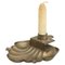 Rustic Brass Candleholder, 1930s, Image 1