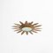 Brass Sunburst Ceiling Lamp, 1960s, Image 5