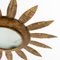 Brass Sunburst Ceiling Lamp, 1960s, Image 7