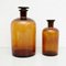French Amber Glass Pharmacy Bottles, 1930s, Set of 3 7