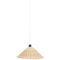 French Rattan Ceiling Lamp, 1960s, Image 1