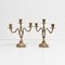 Rustic Brass Candle Holders, 1950s, Set of 2 4