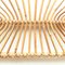 Mid-Century Modern Bamboo and Rattan Headboard Handcrafted, French Riviera, 1960s, Image 4