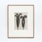 Karl Blossfeldt, Flowers, Black & White Photogravures, 1942, Framed, Set of 3, Image 5