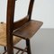 Early 20th Century Traditional Wood and Rattan Church Chair, 1940s, Image 8