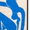 After Henri Matisse, Cut Out Nu Bleu I, 1970, Lithograph, Framed 4