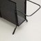 Black Lacquered Metal Magazine Holder attributed to Mathieu Matégot, 1950s 8