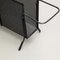 Black Lacquered Metal Magazine Holder attributed to Mathieu Matégot, 1950s, Image 8