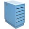 Blue Chest of Rationalist Drawers in Wood, Netherlands, 1960s 11