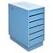 Blue Chest of Rationalist Drawers in Wood, Netherlands, 1960s, Image 2
