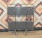 Folding Dinette Bar Cart in Gray & Chrome, 1960s 14