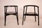 Minimalist Black Dining Chairs in Ash, 1980s, Set of 4, Image 8