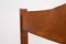 Spanish Rationalist Style Chair in Wood and Leather, Image 7