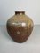 Japanese Tea Leaf Jar in Brown Ceramic, Image 11