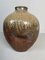 Japanese Tea Leaf Jar in Brown Ceramic 12