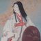 Geisha japonesa, años 50, grabado en madera, Imagen 4