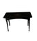 Ebonised Lacquered Side Table with Colourful Marquetry Design 6