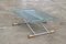 Extendable Side Table in Glass with Steel Structure, 1998 14