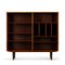 Vintage Rosewood Bookcase attributed to Carlo Jensen for Hundevad & Co with Record Rack, 1960s, Image 1