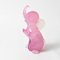 Pink Alabastro Glass Elephant Figurine attributed to Archimede Seguso, 1950s 7