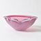 Vintage Murano Rosa Alabastro Glasschale von Seguso, 1960er 6