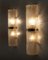 Modern Murano Glass and Brass Corteccia Sconces, 1989, Set of 2 3