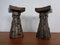 Large Brutalist Bronze Candleholder, 1960s, Set of 2, Image 1