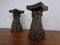 Large Brutalist Bronze Candleholder, 1960s, Set of 2, Image 4