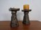 Large Brutalist Bronze Candleholder, 1960s, Set of 2 10