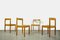 Oak Dining Chairs and Extendable Table by Gerard Geytenbeek for AZS, Netherlands, 1960s, Set of 5 4