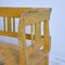 Hungarian Yellow Orange Settle Bench, 1920s 9