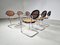 Italian Curved Tubular Dining Chairs by Marcel Breuer, 1970s, Set of 6 3