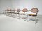 Sedie da pranzo tubolari curve di Marcel Breuer, Italia, anni '70, set di 6, Immagine 5
