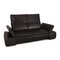 Gray Leather Two-Seater Evento Sofa with Electronic Recline Function from Koinor 4